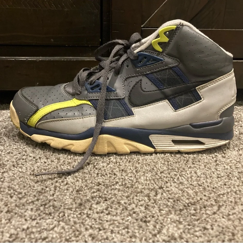 Nike Air Trainer SC High Bo Jackson Mens Size 8.5 Vast Gunsmoke Shoes 302346-007 - Picture 6 of 10